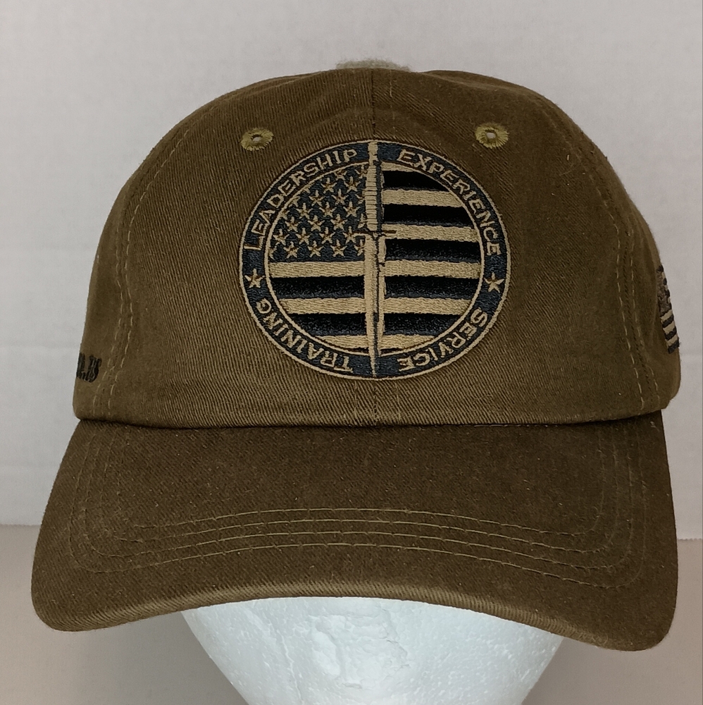US Military Training Cap Hat Police Leadership Hook And Loop Adjust OSFA NWOT